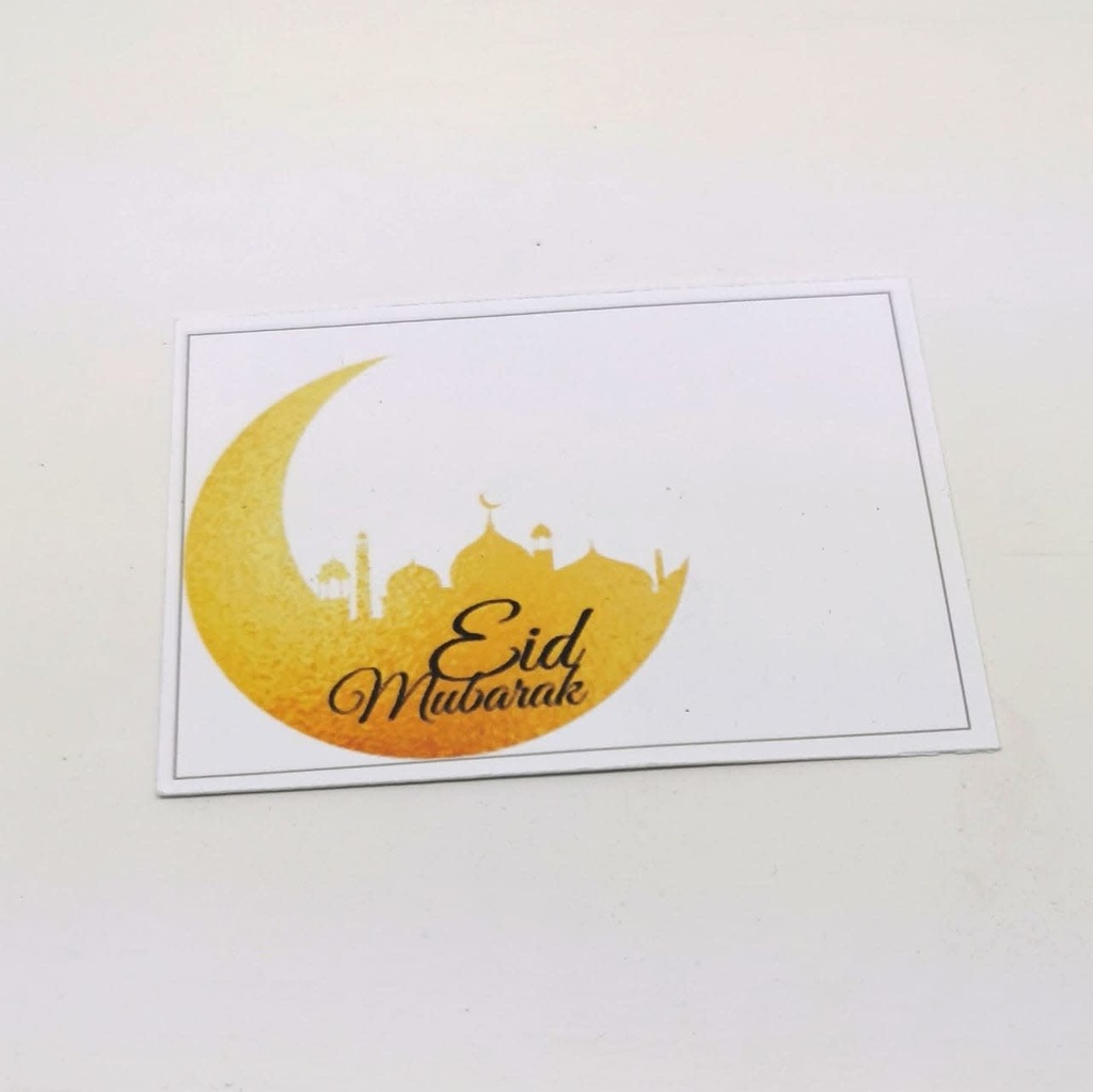 Gift Enclosure-Eid Mubarak with Moon Ramadan