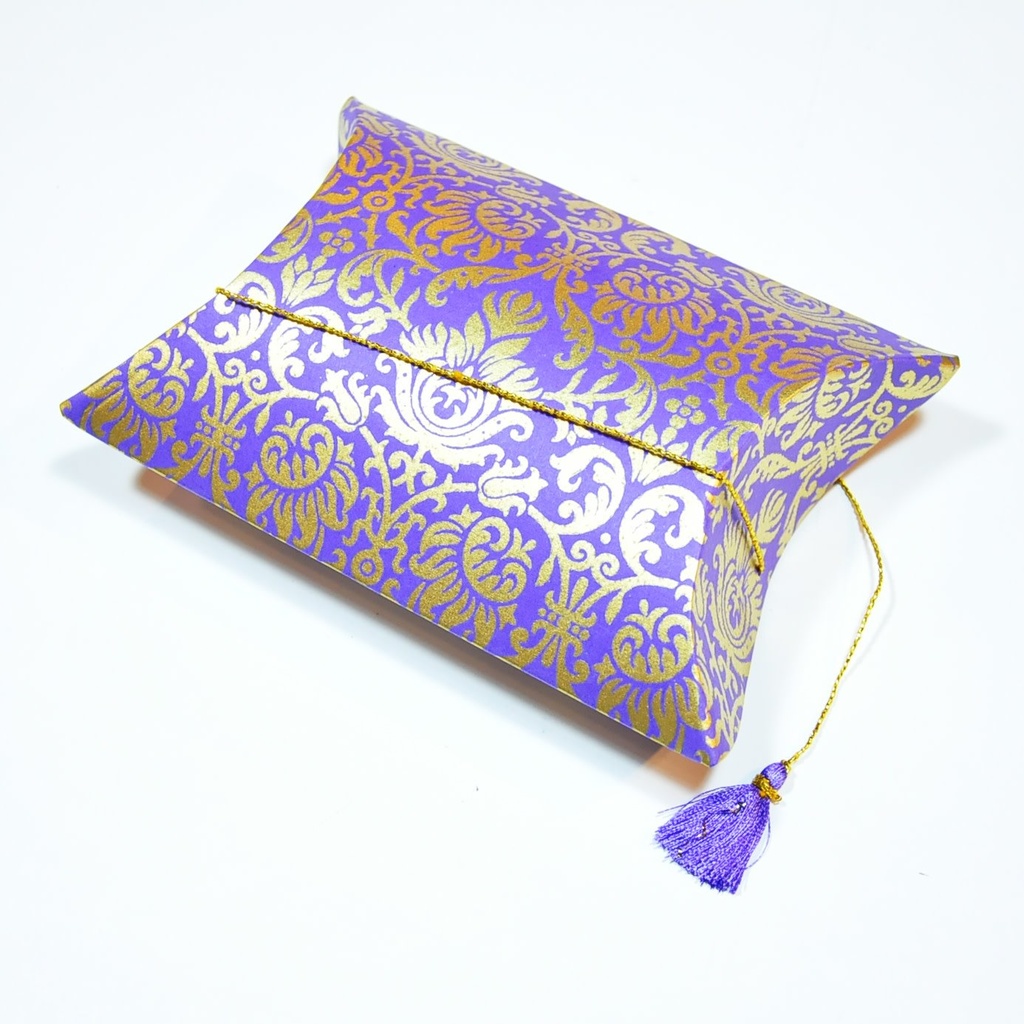 Gift Pouch Purple & Gold