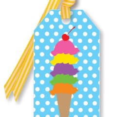 Gift Tag - Ice Cream
