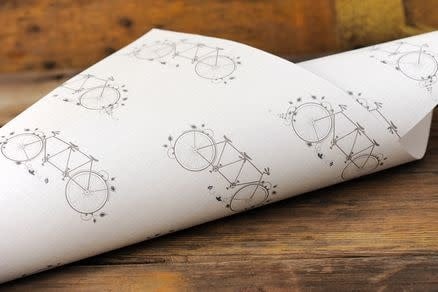 Gift Wrap-Tandem Bike -2Sheets