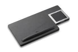 Giorgio Mouse Pad W/ Mobile Holder Black Leather Mens Gifts
