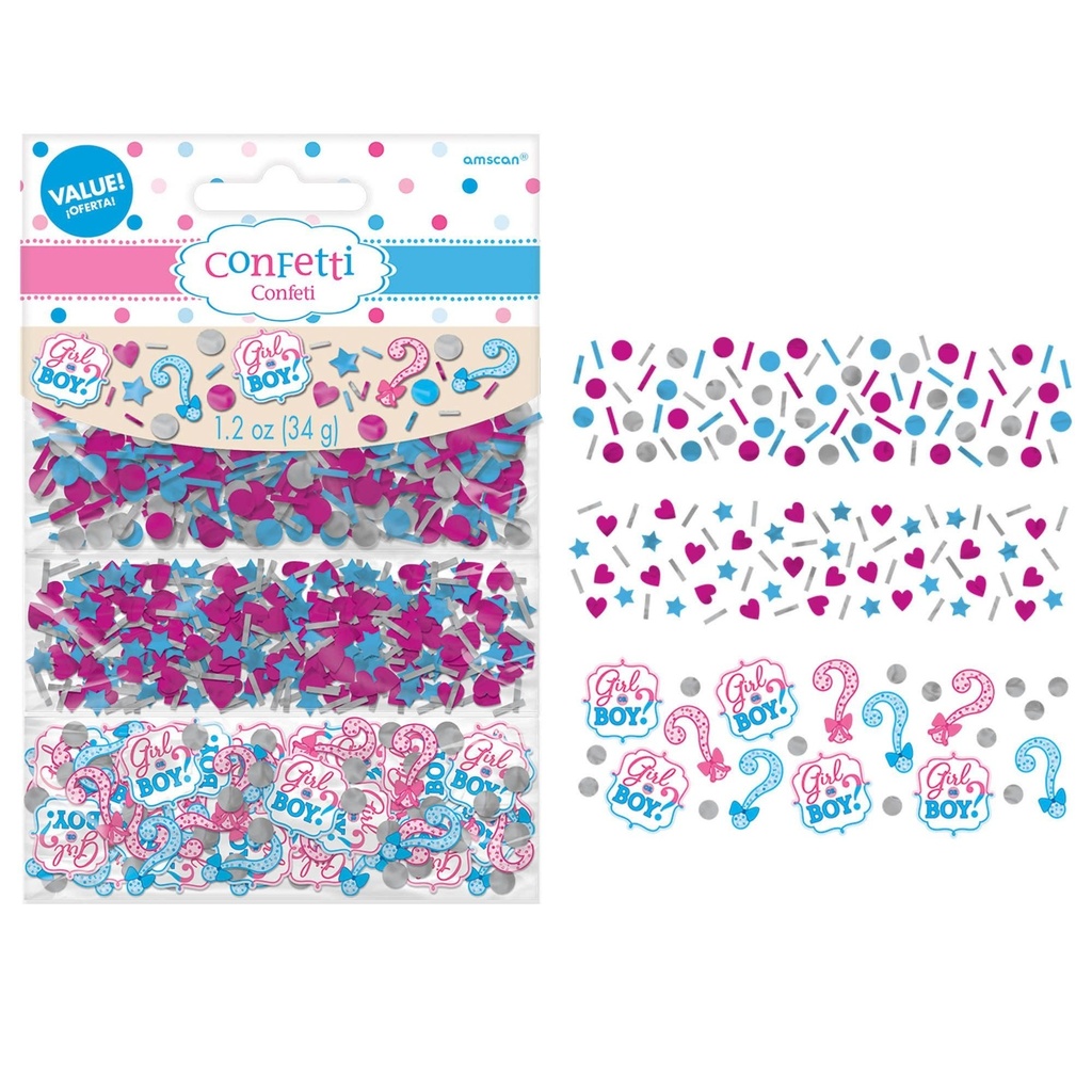 Girl or Boy? Confetti Popper Streamer