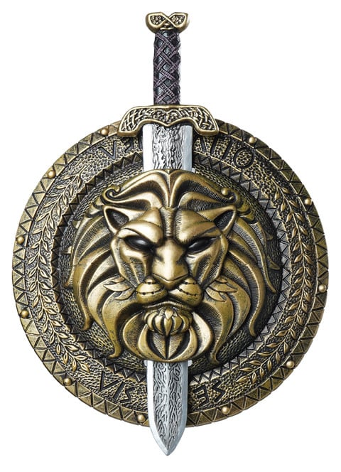 Gladiator Combat Shield & Sword 18 Inches