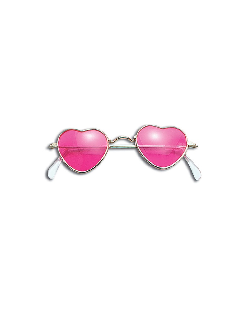 Glasses Heart Shaped-Pink/Gold Frame Eyeglasses
