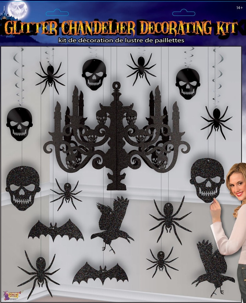 Glitter Chandelier Kit Halloween