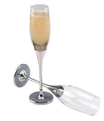 Glitter Galore Toasting Flutes Bridal & Wedding