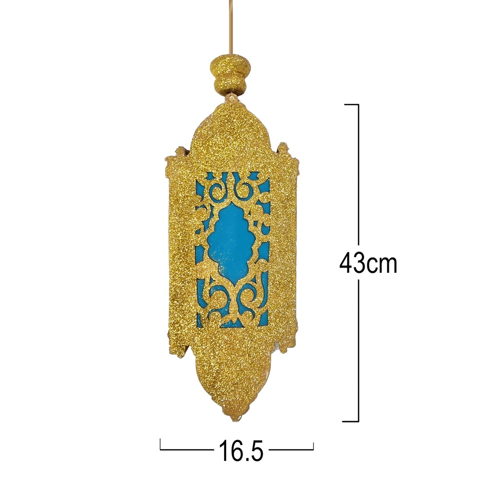Glitter Light up Lantern-Lantern Ramadan