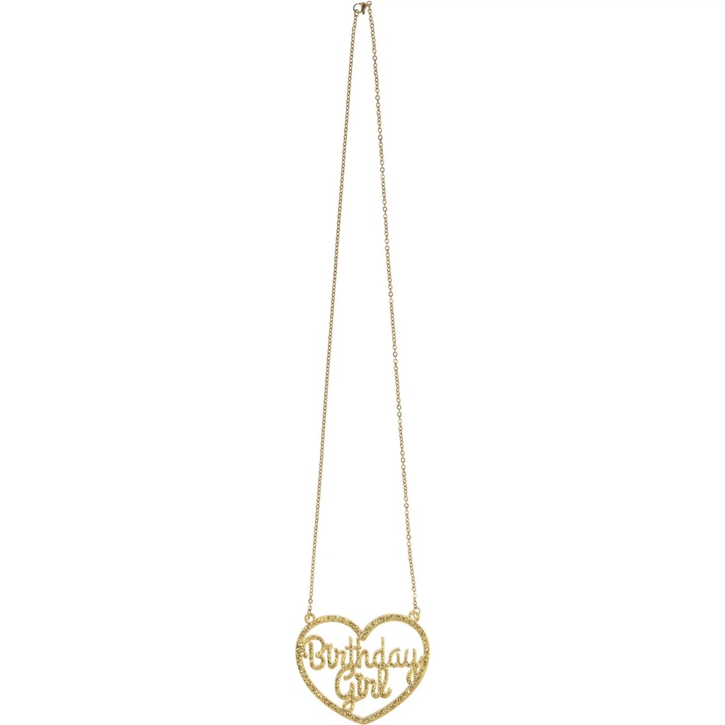 Gold Birthday Necklace
