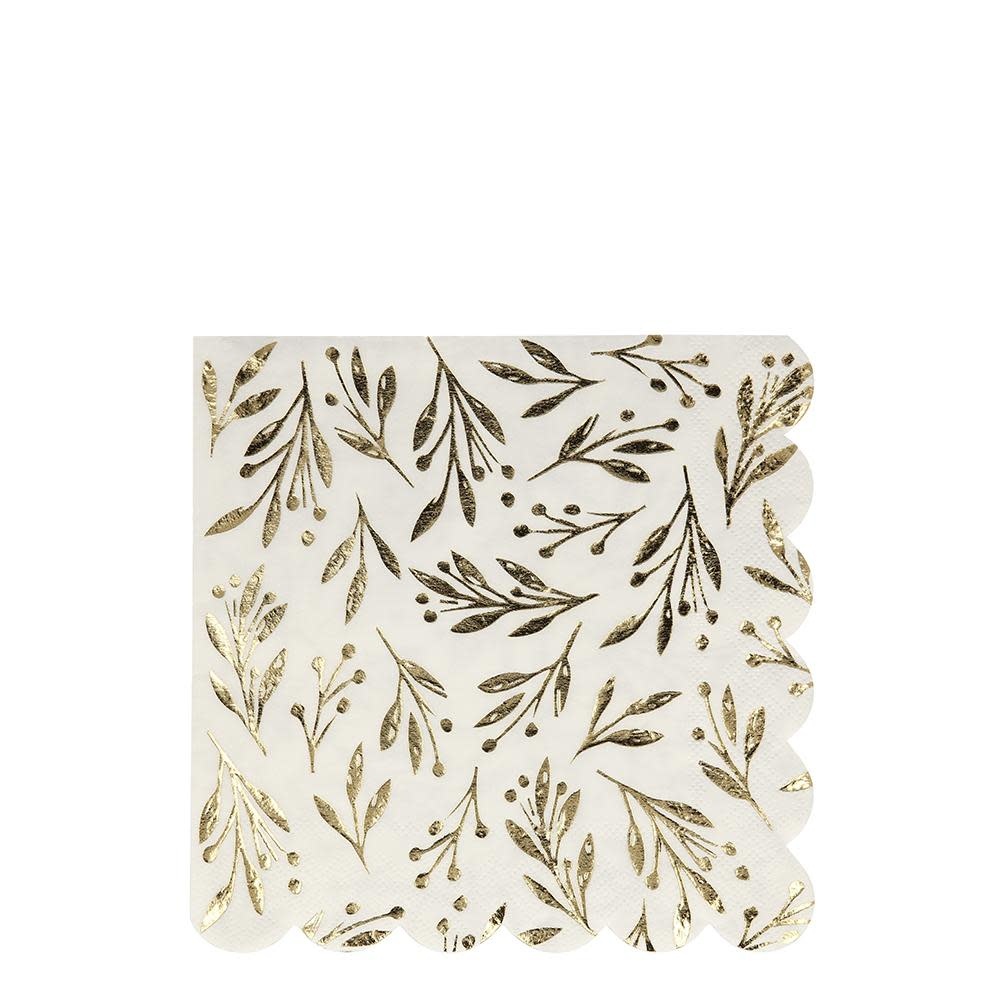 Gold Leaf Large Napkins