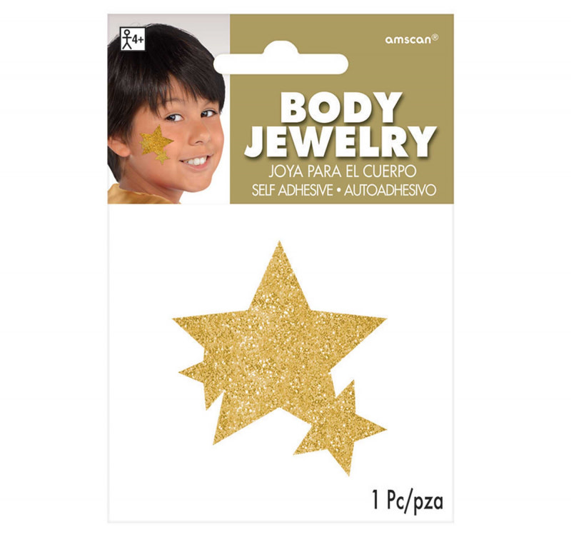 Gold Spirit Body Jewelry Stickers & Tattoos