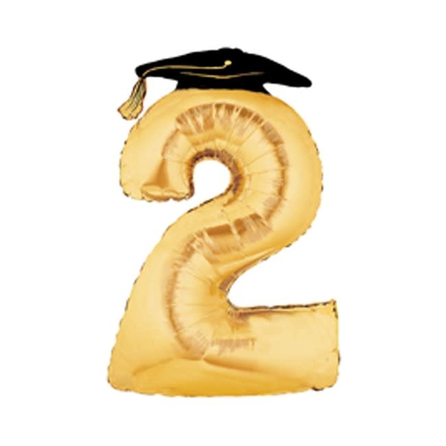 Grad W/Cap - No.2 Gold Graduation