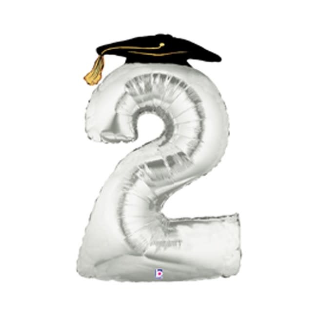 Grad W/Cap - No.2 Silver Graduation