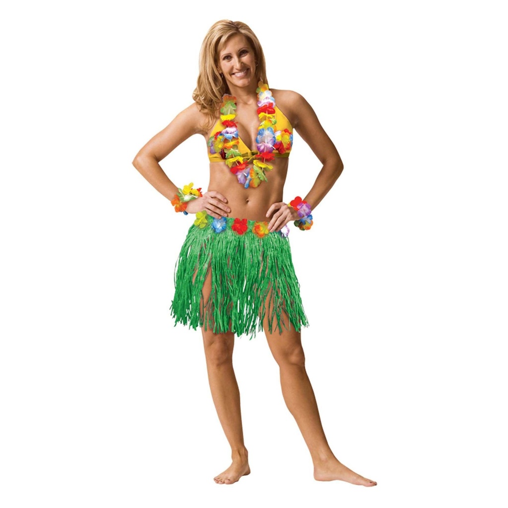 Grass Skirt Kit - Large Adult Size Hawaiian/Tropical