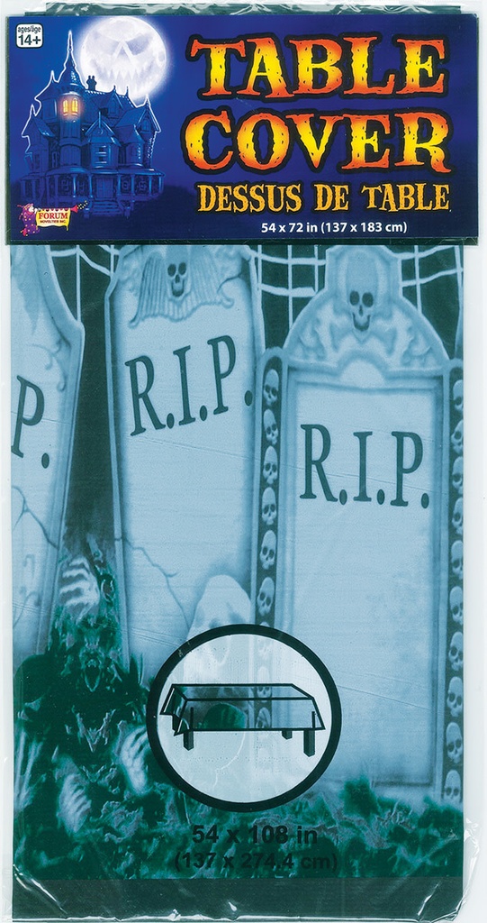 Graveyard Table Cover-54"X72" Halloween