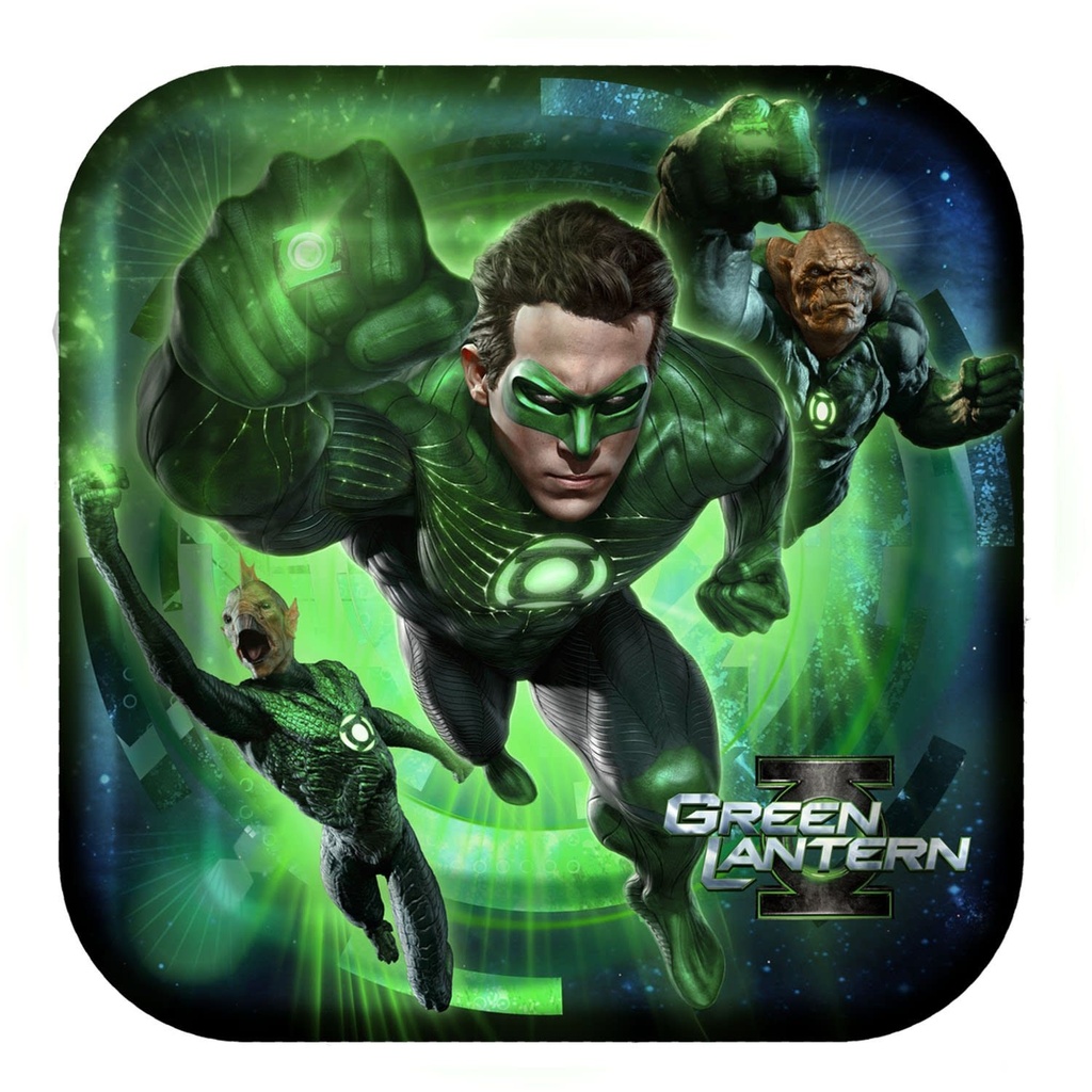 Green Lantern-Dinner Plates