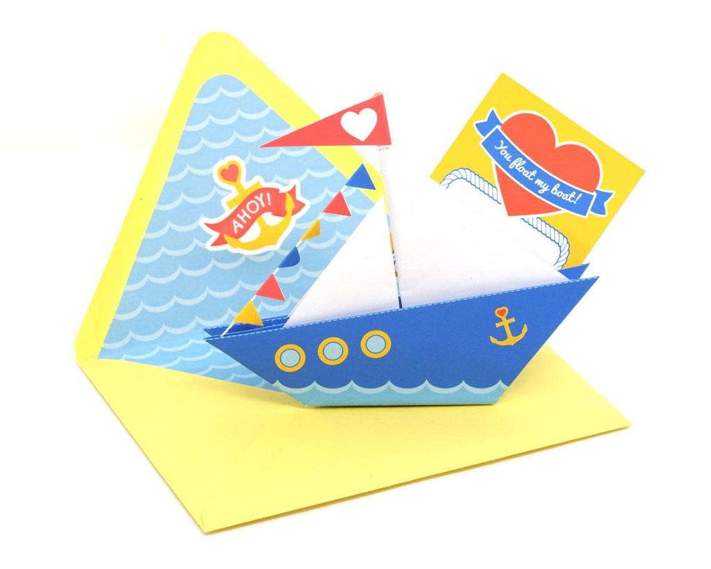 Greeting Card - DIY Love Boat Kit Valentine