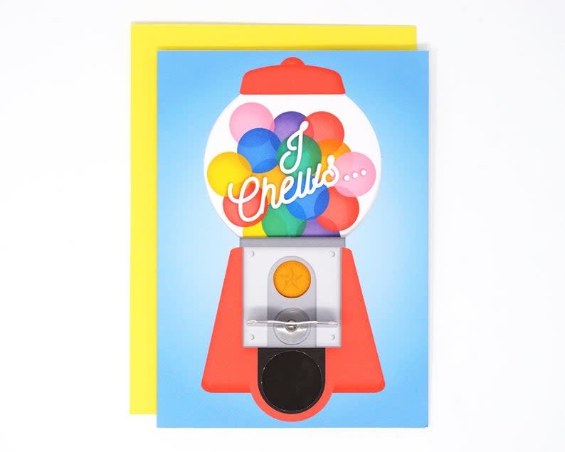 Greeting Card - Interactive Gumball Love Valentine