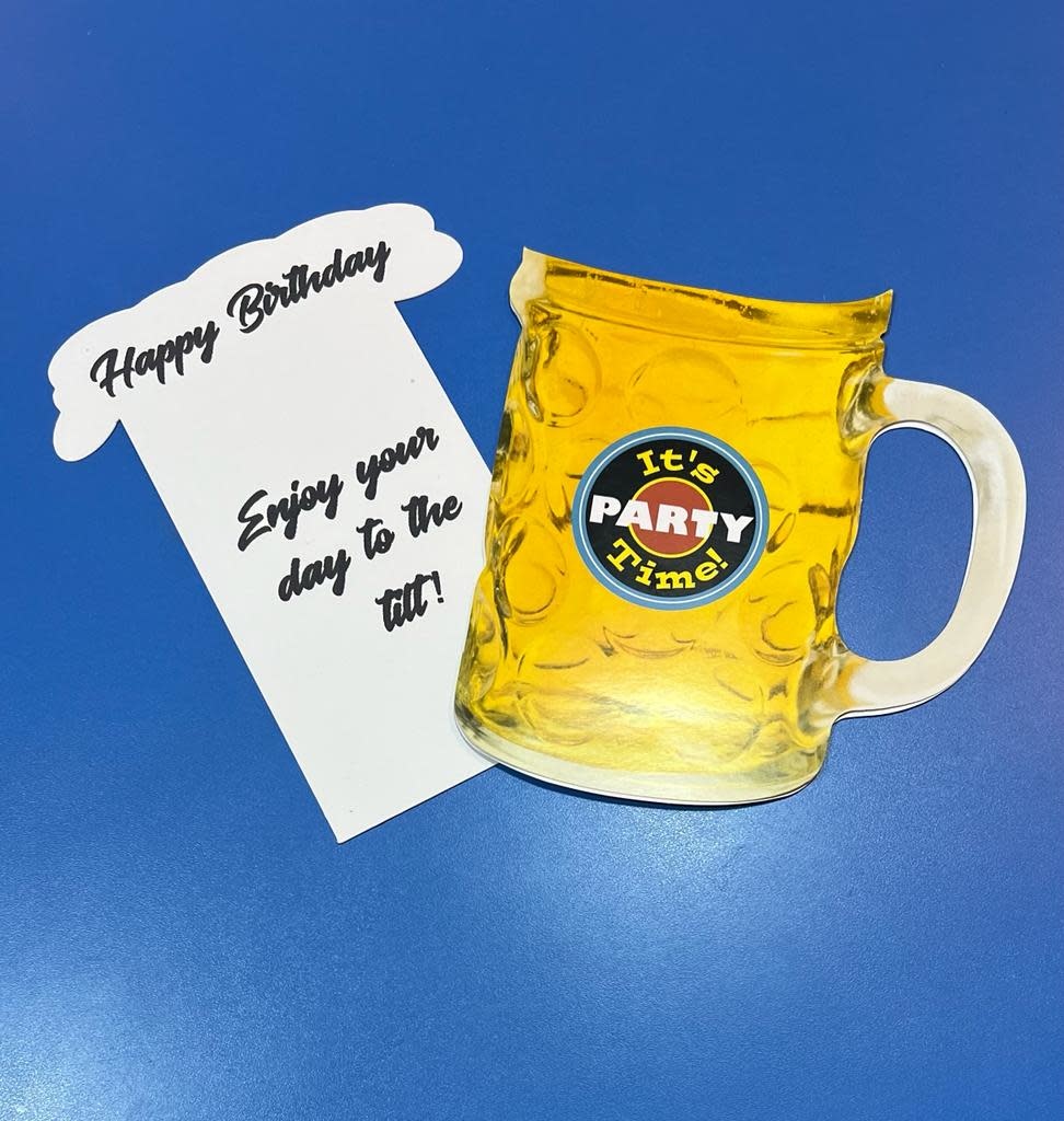 Greeting Card Happy Birthday-It's Party Time