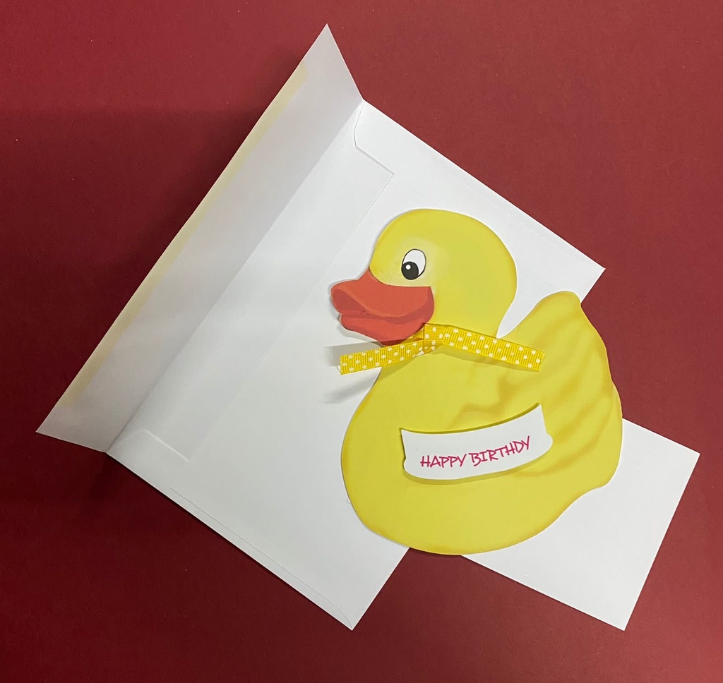Greeting Card Yippee Birthday-Rubber Ducky