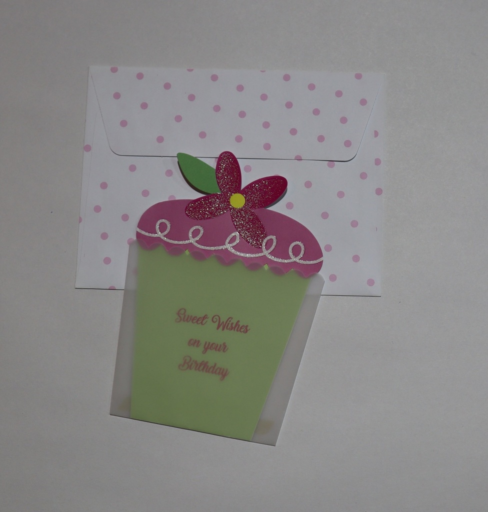 Greeting Card-Birthday Cupcake