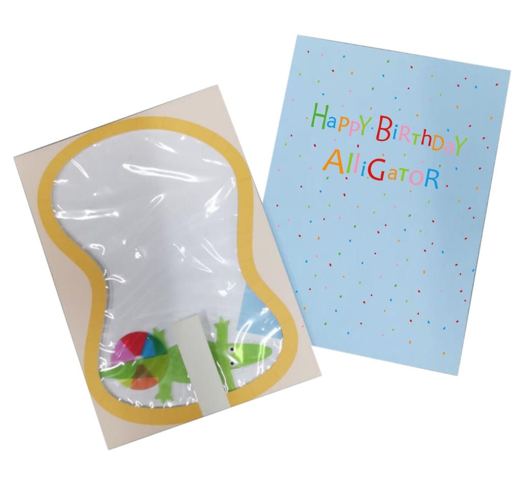 Greeting Card-Happy Birthday Alligator