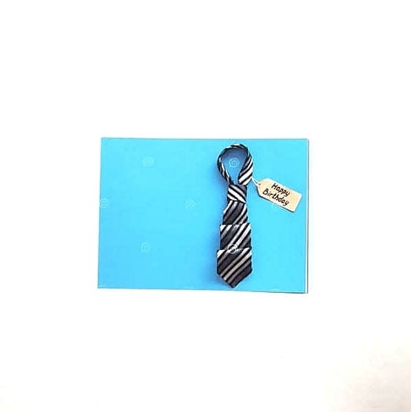 Greeting Card-Happy Birthday with Tie