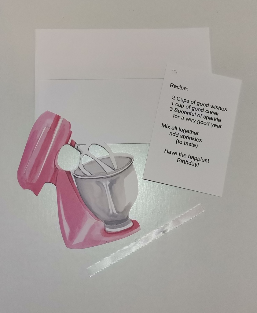 Greeting Card-Mixer Birthday