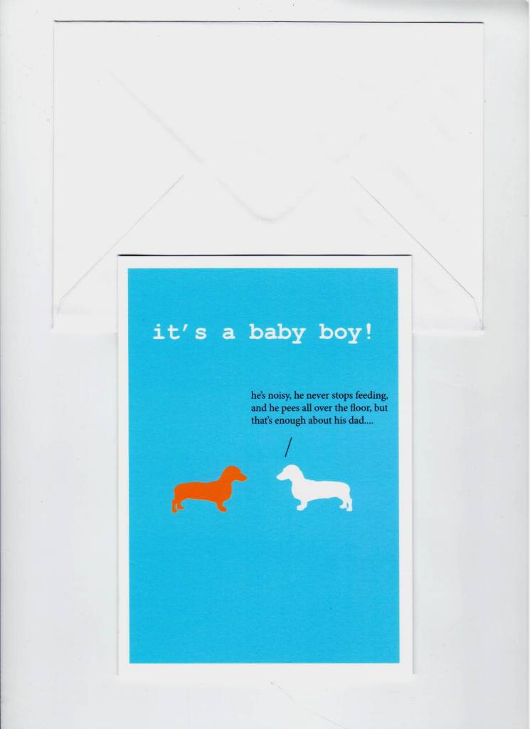 Greeting Cards - Its A Baby Boy