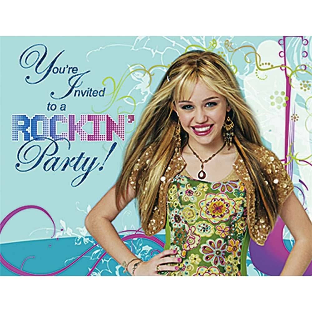 Hannah Montana Rock - Invitations