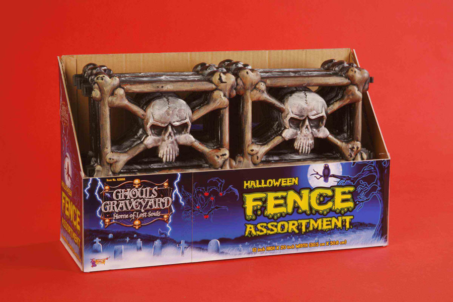 Halloween Fences- Skull 18P Ds Halloween