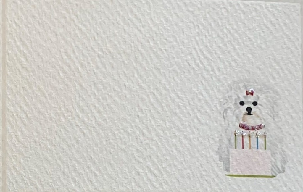 Hand Finished Enclosure-Poodle