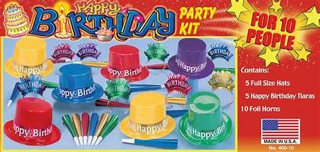 Happy Birthday Party Kit for 10 People