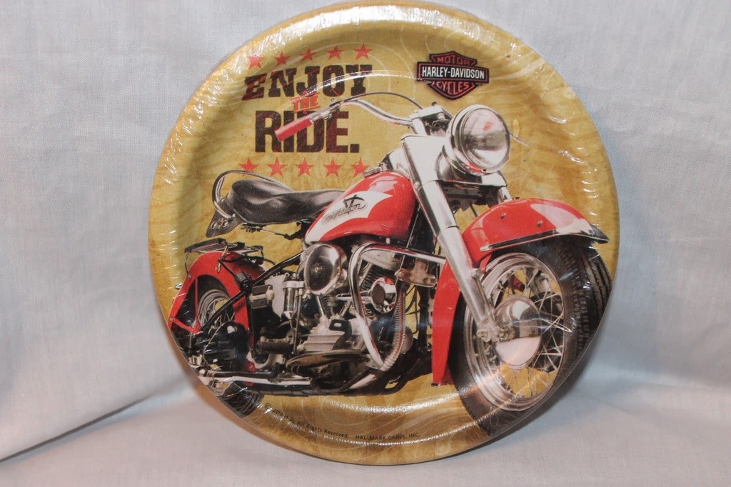 Harley Davidson-Dessert Plates