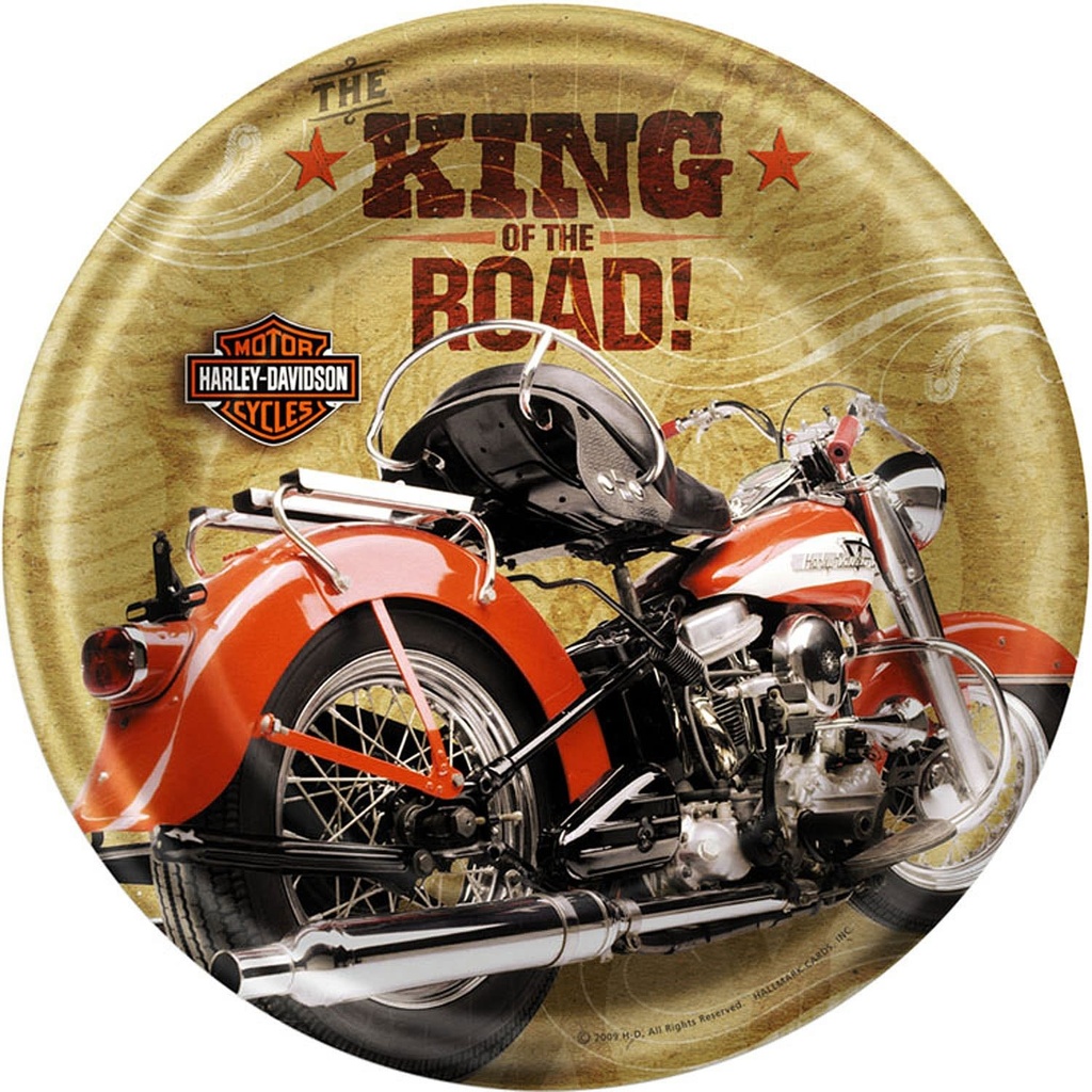 Harley Davidson-Dinner Plates
