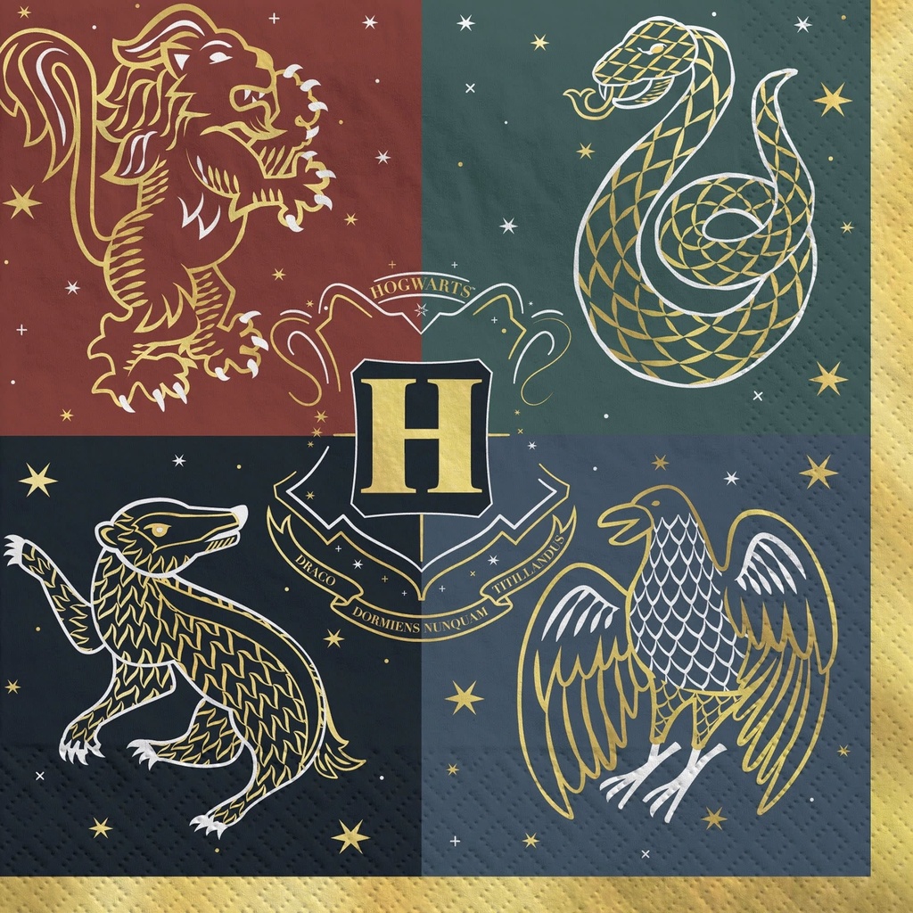 Harry Potter Hogwarts United Luncheon Napkins