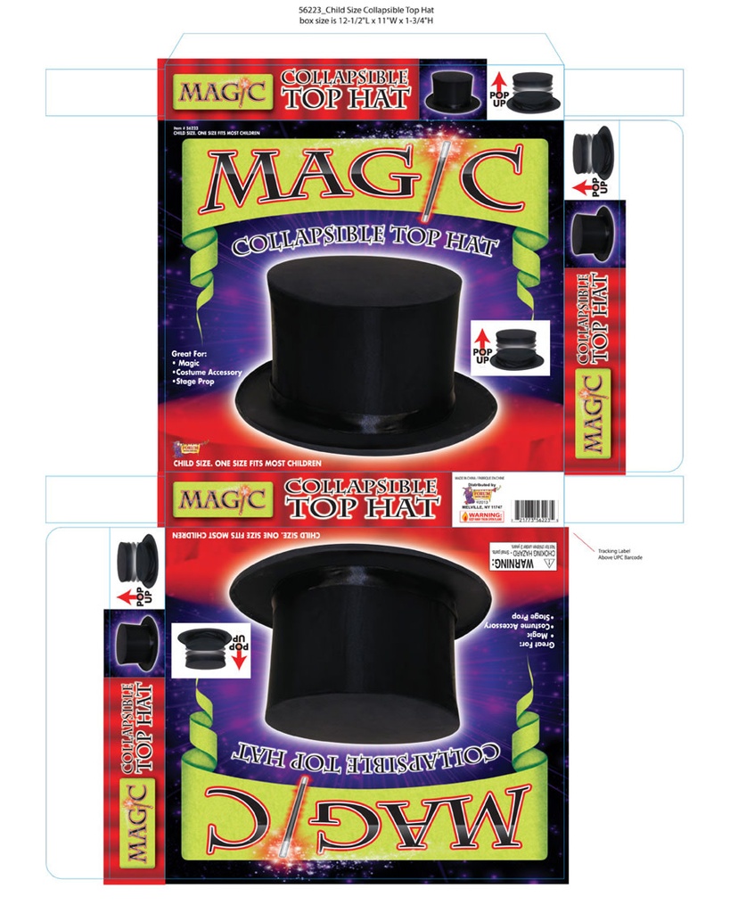 Hat-Collapsible Top Hat Child