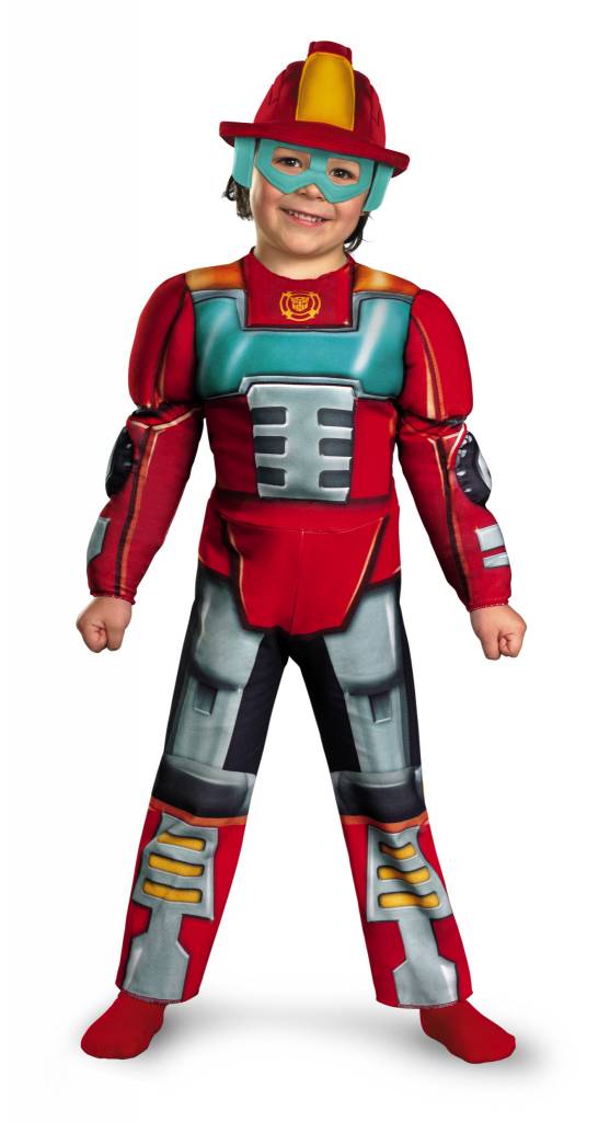 Heatwave Rescue Bot Muscle Boys Costume