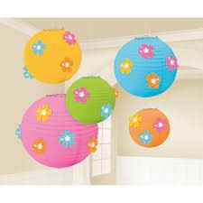 Hibiscus Paper Lanterns w/ Add Ons