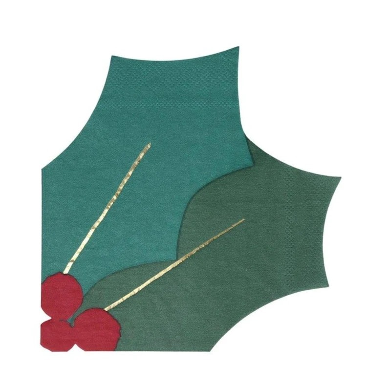 Holly Leaf Napkins