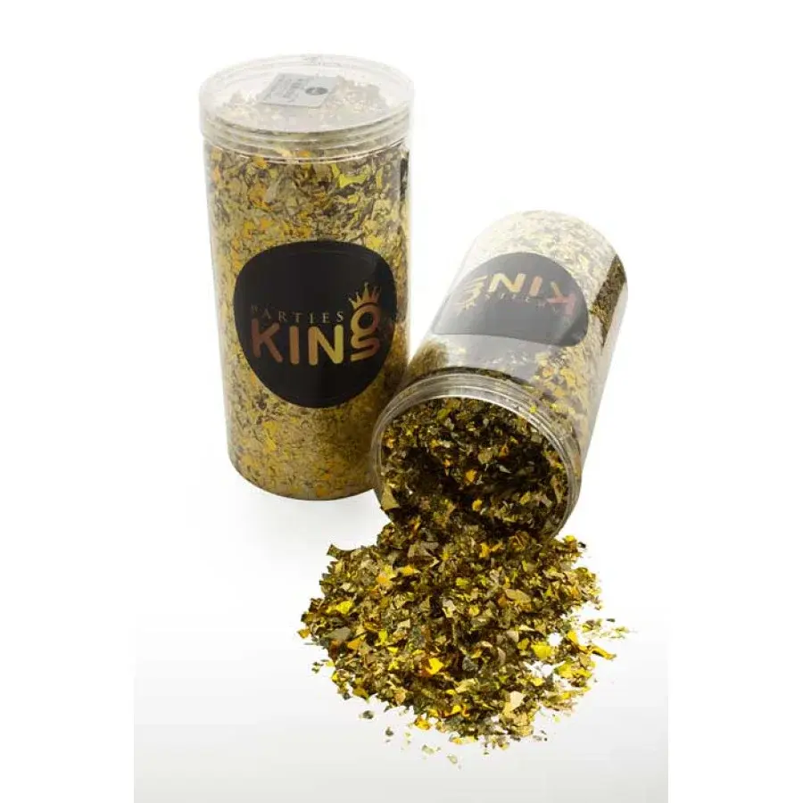 Holo Foil Irregular Confetti Jar-Gold