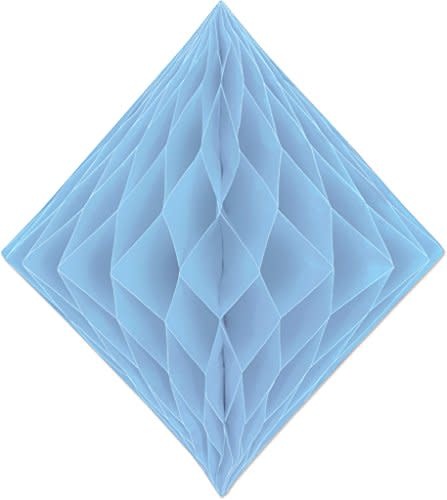 Honeycomb Tissue Diamond - Light Blue