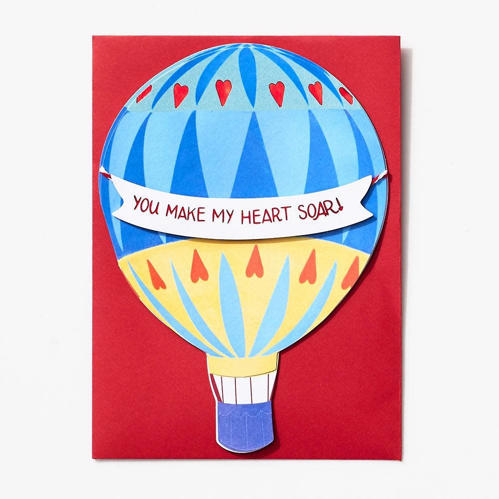 Greeting Card-Hot Air Balloon U Make My Heart Soar!