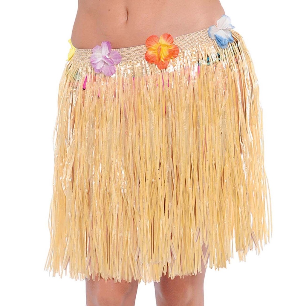 Hula Luau Plastic  Skirt-Adult Hawaiian/Tropical