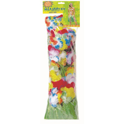 Hula Skirt Kit - Adult Size Hawaiian/Tropical