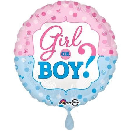 Hx Gender Reveal Balloon