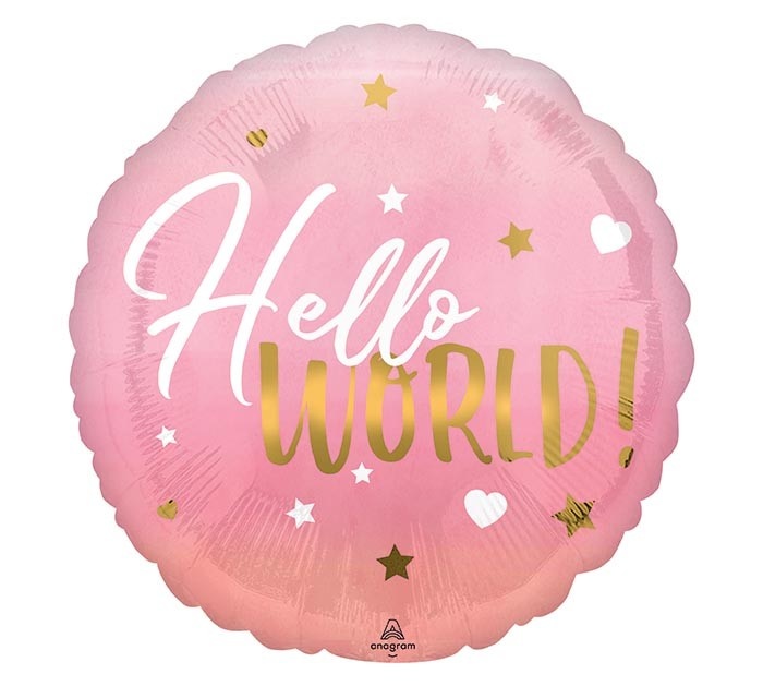 Hx Pink Baby Girl - Flt First Birthday Girl