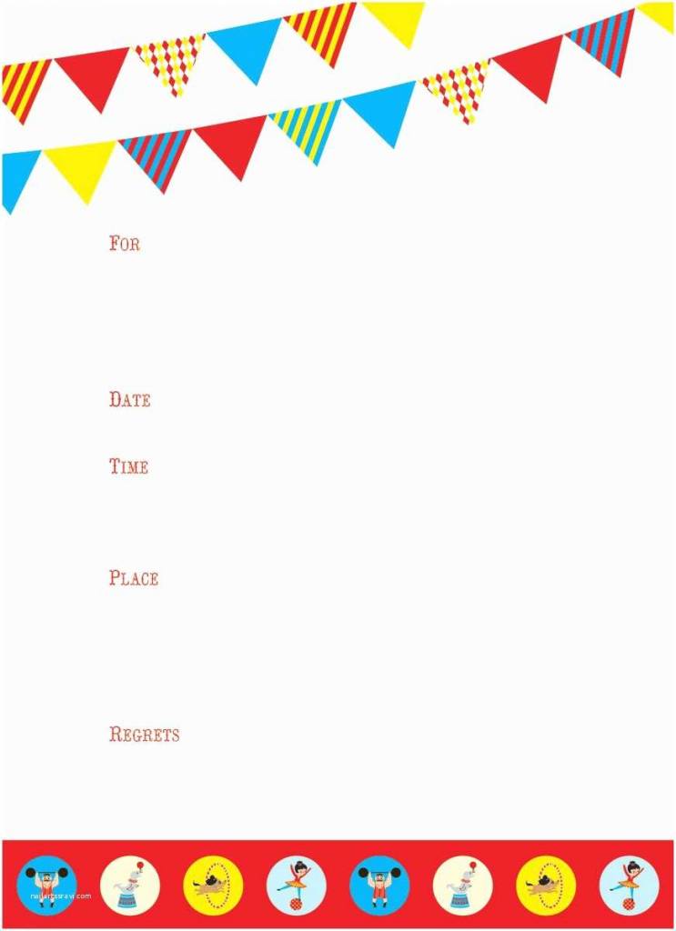 Invitation - Circus Circus