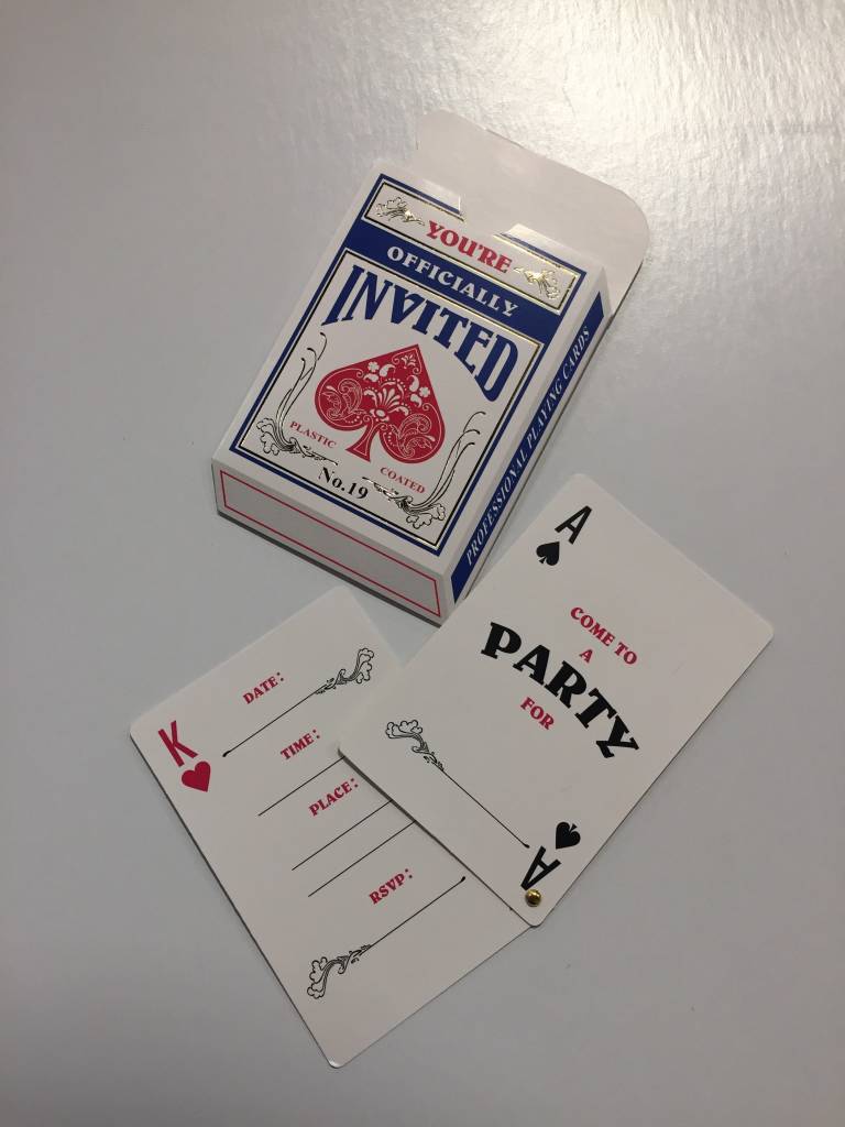 Invitation - Deck Of Cards