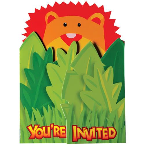 Invitation - Jungle Animals