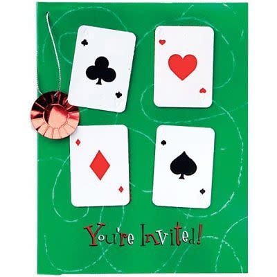 Invitation-Card Deck Party Dangler